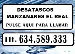Desatascos Manzanares el Real Urgentes